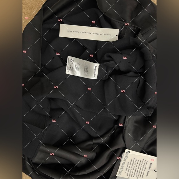 Reformation Rubia Satin Dress NWT - Picture 5 of 6